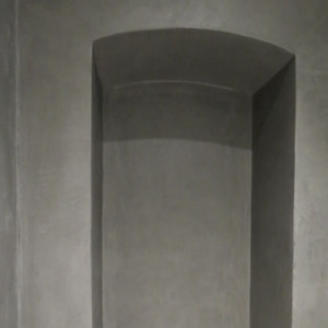 Françoise Lacombe-Bonnet, béton ciré, salle d’eau, minéral